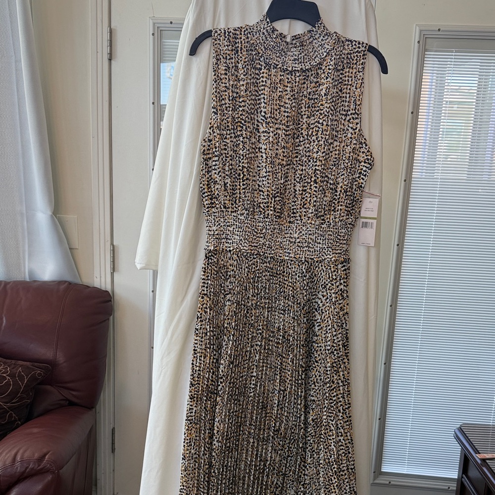 Nanette Lepore Leopard Print Maxi Dress